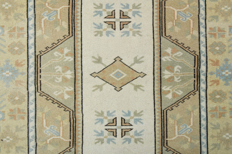 Western Anatolian Vintage Area Rug