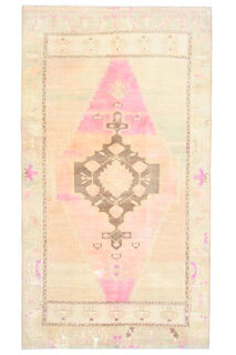 Antique Oushak Area Rug - Thumbnail