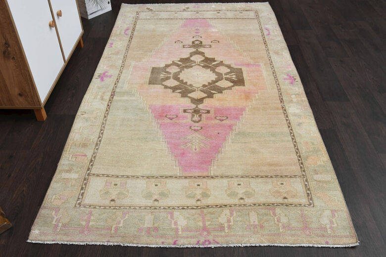 Antique Oushak Area Rug