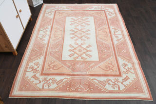 Handmade Vintage Area Rug - Thumbnail