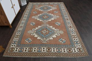 Handmade Vintage Area Rug - Thumbnail