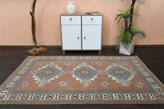 Handmade Vintage Area Rug - Thumbnail