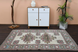 Handmade Vintage Area Rug - Thumbnail