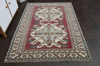 Handmade Vintage Area Rug - Thumbnail