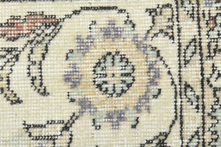 Handmade Vintage Neutral Carpet - Thumbnail