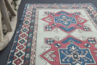 Thin Wool Handmade Carpet - Thumbnail
