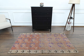 Handmade Vintage Area Rug - Thumbnail