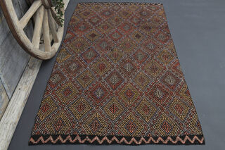 Handmade Vintage Area Rug - Thumbnail