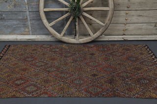 Handmade Vintage Area Rug - Thumbnail