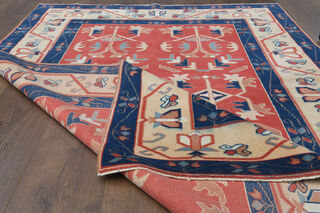 Handmade Vintage Area Rug - Thumbnail