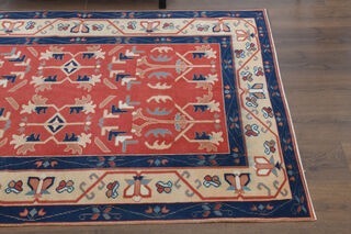 Handmade Vintage Area Rug - Thumbnail