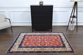 Handmade Vintage Area Rug - Thumbnail