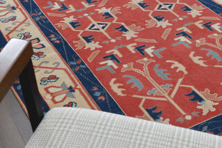 Handmade Vintage Area Rug - Thumbnail