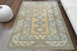 Handwoven Milas Vintage Rug - Thumbnail