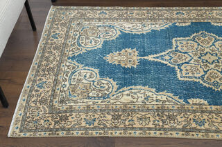 Handmade Vintage Area Rug - Thumbnail