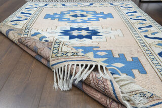 Handmade Vintage Area Rug - Thumbnail