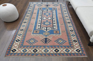 Handmade Vintage Area Rug - Thumbnail