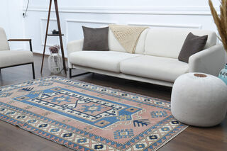 Handmade Vintage Area Rug - Thumbnail