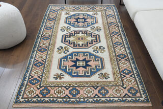 Handmade Vintage Area Rug - Thumbnail