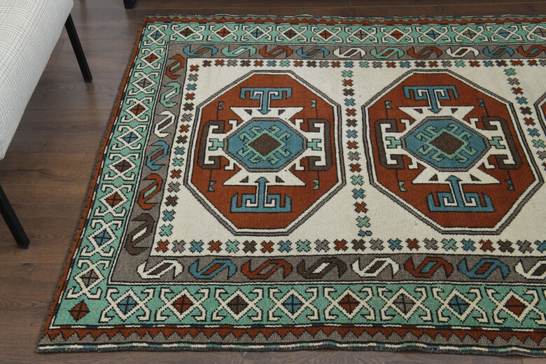 Handmade Vintage Area Rug