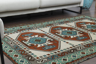 Handmade Vintage Area Rug - Thumbnail