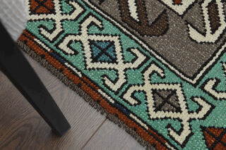 Handmade Vintage Area Rug - Thumbnail