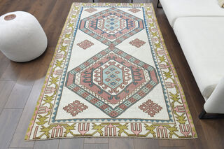 Handmade Vintage Area Rug - Thumbnail