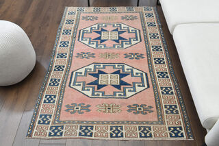 Handmade Vintage Area Rug - Thumbnail