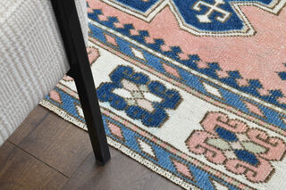 Handmade Vintage Area Rug - Thumbnail