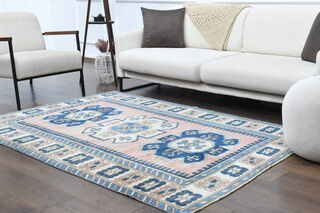 Handmade Vintage Area Rug - Thumbnail