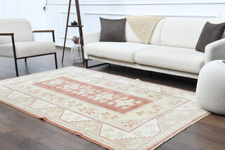 Handmade Vintage Area Rug - Thumbnail