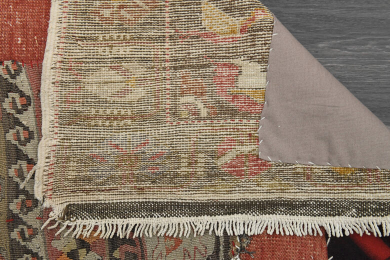 Patched - Handmade Vintage Rug