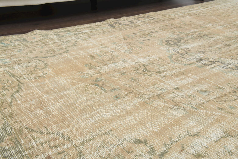 Handmade Vintage Area Anatolian Rug