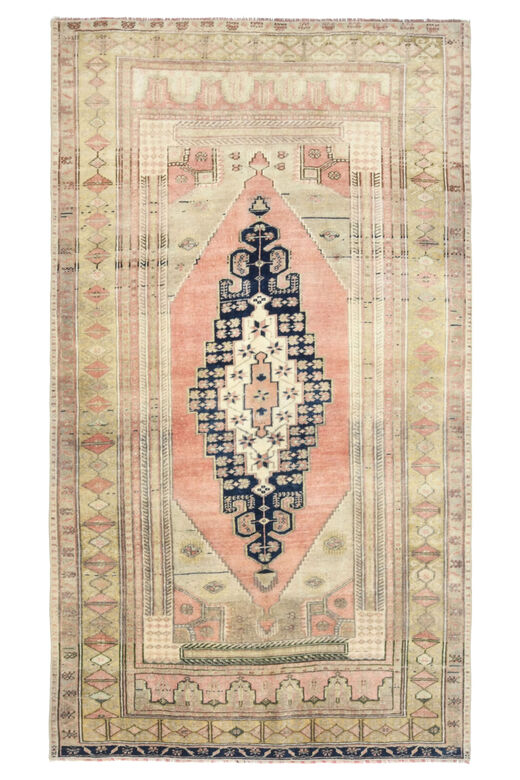 Handmade Vintage Area Anatolian Rug