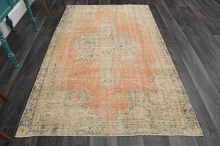 Handmade Vintage Area Rug - Thumbnail