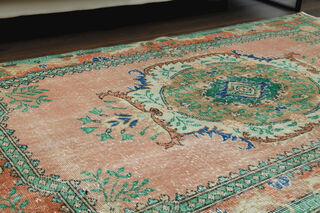 Handmade Vintage Area Rug - Thumbnail