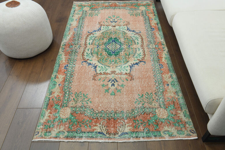 Handmade Vintage Anatolian Area Rug