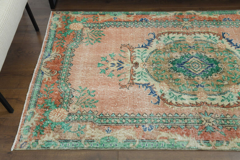 Handmade Vintage Anatolian Area Rug