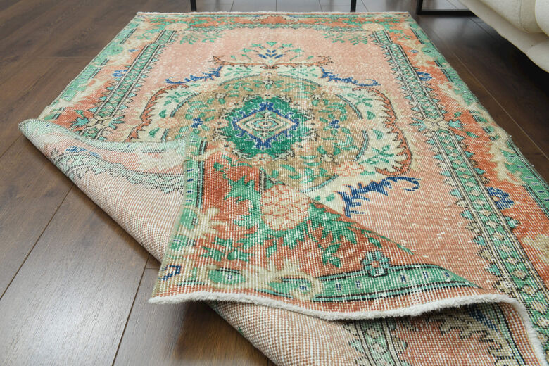 Handmade Vintage Anatolian Area Rug