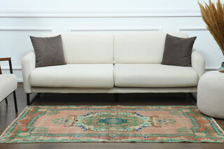 Handmade Vintage Anatolian Area Rug - Thumbnail