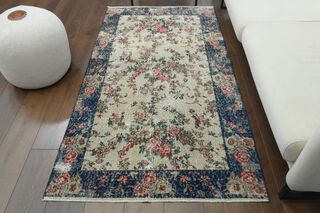 Handmade Vintage Area Rug - Thumbnail