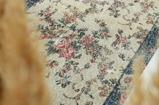 Handmade Vintage Area Rug - Thumbnail