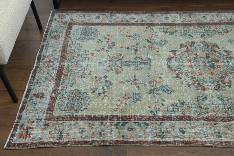 Handmade Vintage Area Rug