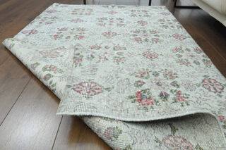 Handmade Vintage Area Rug - Thumbnail