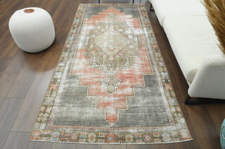 Handmade Vintage Area Rug - Thumbnail