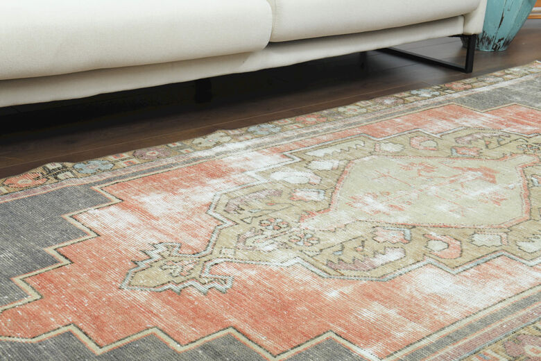 Handmade Vintage Anatolian Area Rug