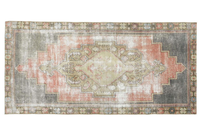 Handmade Vintage Anatolian Area Rug