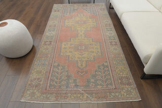 Handmade Vintage Area Rug - Thumbnail