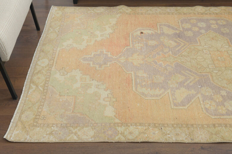 Handmade Vintage Area Anatolian Rug