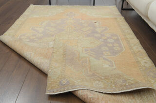 Handmade Vintage Area Anatolian Rug - Thumbnail